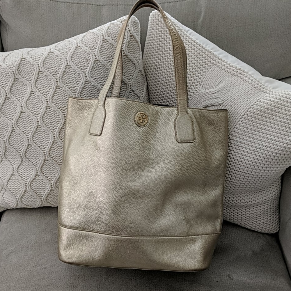 Tory Burch Gold Michelle Tote